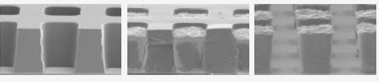 AZ<sup>®</sup> P4620 (15µm holes at 24µm film thickness for Au plating)